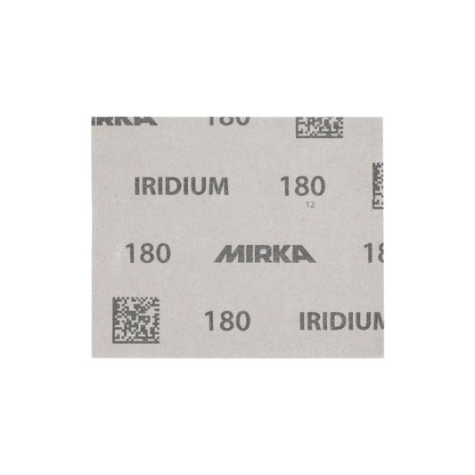 Mirka Iridium 180 Soft Schleifmittel Schaumstoff mit Körnung und Markenbezeichnung
