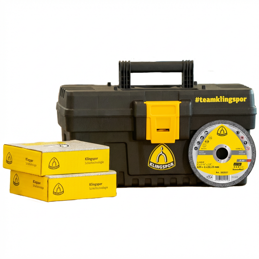 Klingspor Aktion - Werkzeugbox und A 60 Extra