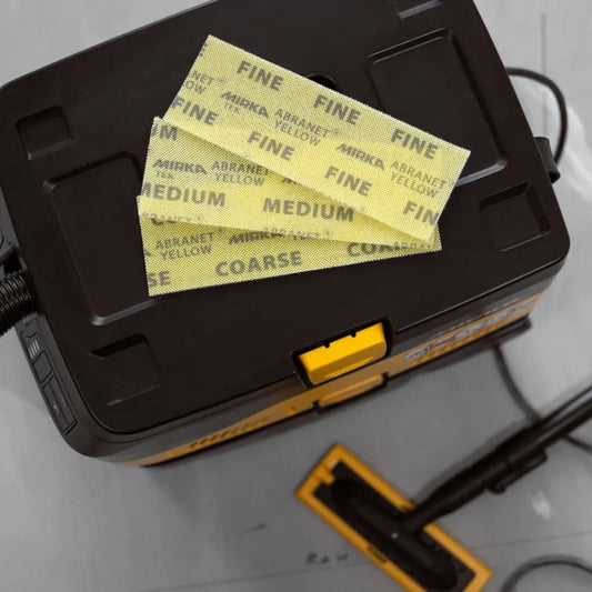 Mirka Abranet Yellow Schleifgitterstreifen 80x230 mm, Sortiment auf Mirka DEXOS 1217