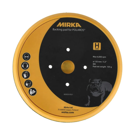 Mirka Stützteller Ø 135 mm, hart für POLAROS Rotationspolierer 