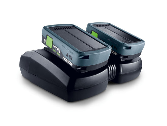 Festool Energie-Set SYS 18V mit vier BP 18 TBX 4 Akkupacks und TCL 6 DUO Schnellladegerät