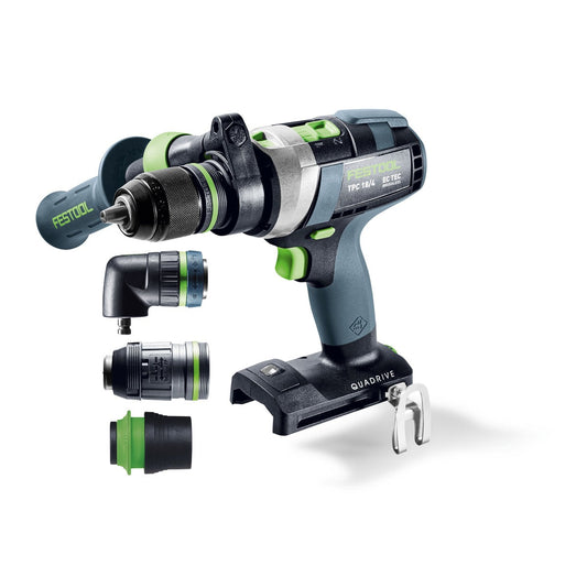 Festool Akku-Schlagbohrschrauber QUADRIVE TPC 18/4 mit FastFix Wechselschnittstelle und Zubehör