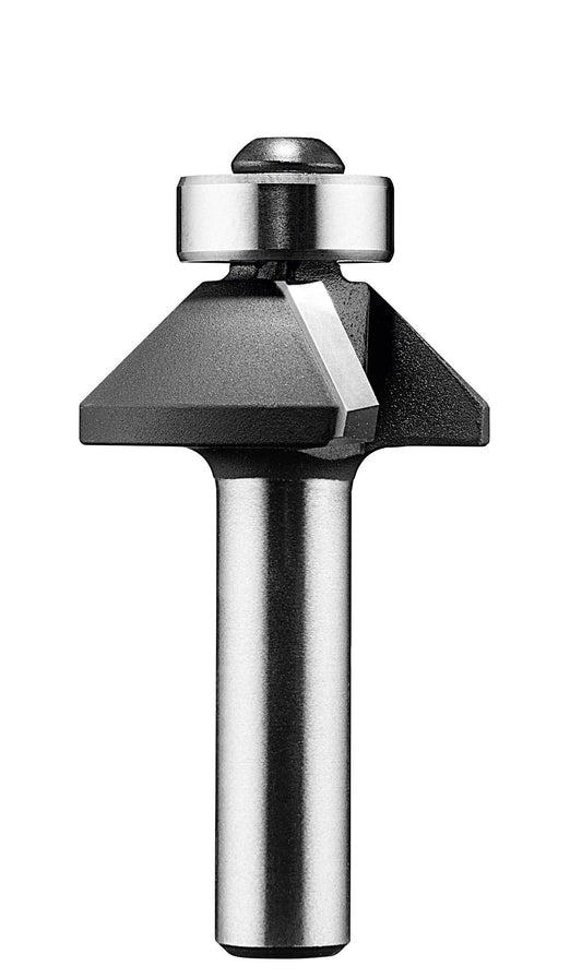 Festool Fasefräser HW mit Hartmetallschneiden und Schaft für präzise Holzkantenfasen.