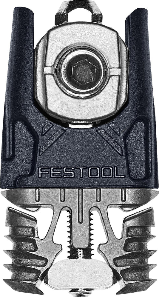 Festool Eckverbinder KV D8/50 Korpusverbinder mit Metallbeschlag und Verbindungselementen, Draufsicht