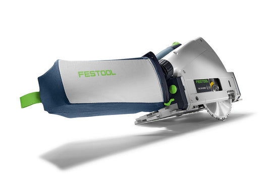Festool Staubfangbeutel SB/2-TSC/HKC mit Transporttasche, blau-grün, für staubarmes Sägen