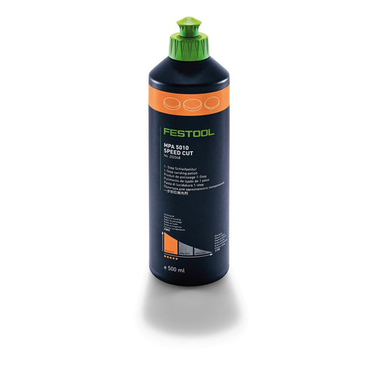 Festool MPA 5010 Speed Cut Poliermittel 500ml Flasche mit grünem Verschluss