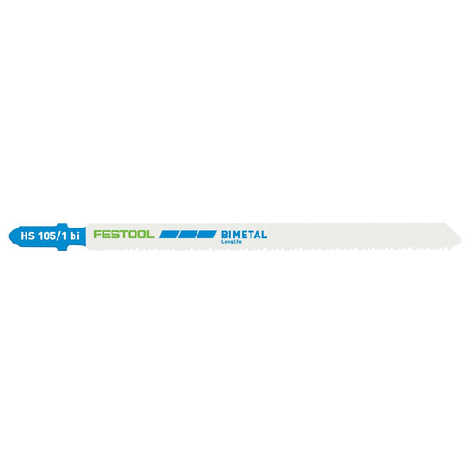 Festool Stichsägeblatt HS 105/1 bi BIMETAL Longlife für Metallbearbeitung mit T-Schaft Aufnahme.