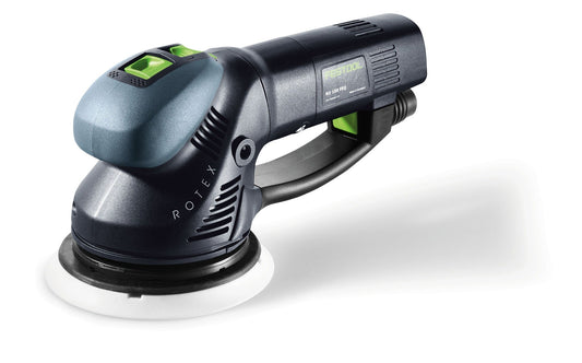 Festool ROTEX RO 150 FEQ Getriebe-Exzenterschleifer mit 150mm Schleifteller und Absaugführung, Seitenansicht