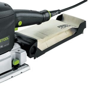 Festool Turbofilter Papierfilter in Filterkassette bei Schleifmaschine eingesetzt