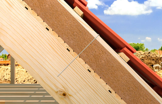 Dachschräge Verschraubung im Holzbau