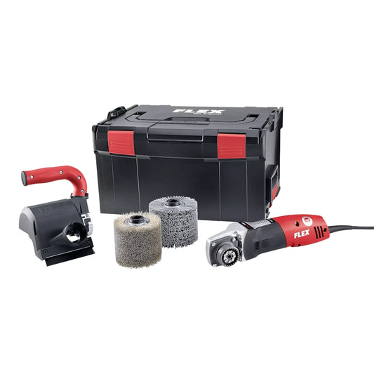 FLEX Bürstmaschine BBE 14-3 110 Set Lieferumfang