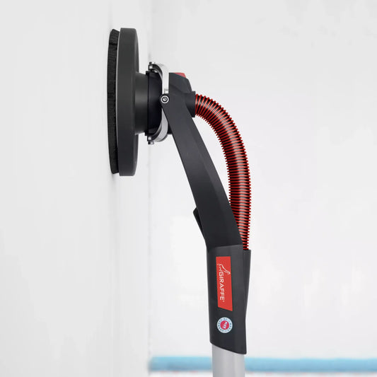 FLEX Giraffe Wand- und Deckenschleifer GE 7 + MH-O Veranschaulichung des flexiblen Schleifkopfs