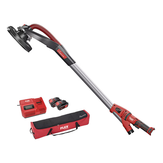 FLEX Giraffe Akku-Wand- und Deckenschleifer GE MH 18.0-EC/5.0 Set+MH-R Lieferumfang