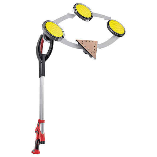 FLEX Giraffe Akku-Wand- und Deckenschleifer GE MH 18.0-EC/5.0 Set+MH-R Kopfwechselsystem