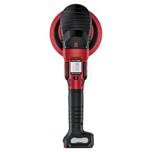 FLEX Akku-Exzenterpolierer XCE 8 150 18-EC C Draufsicht - Schleiftitan.de