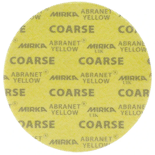 Mirka Abranet Yellow Schleifgitterscheibe Ø 225 mm, Körnung coarse