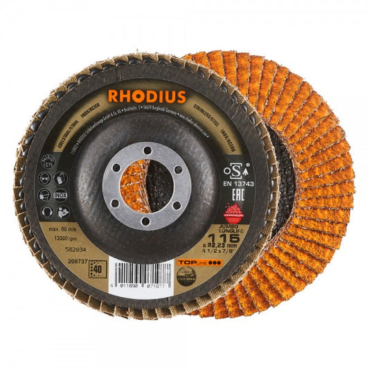 Rhodius Fächerschleifscheibe JUMBO LONGLIFE EXTENDED
